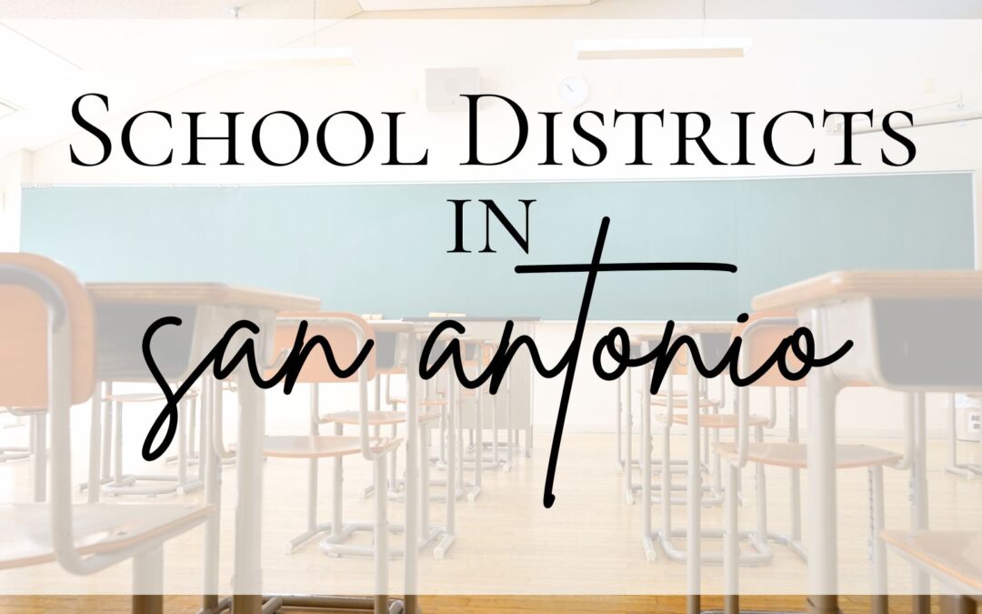 Learning the School Districts in San Antonio