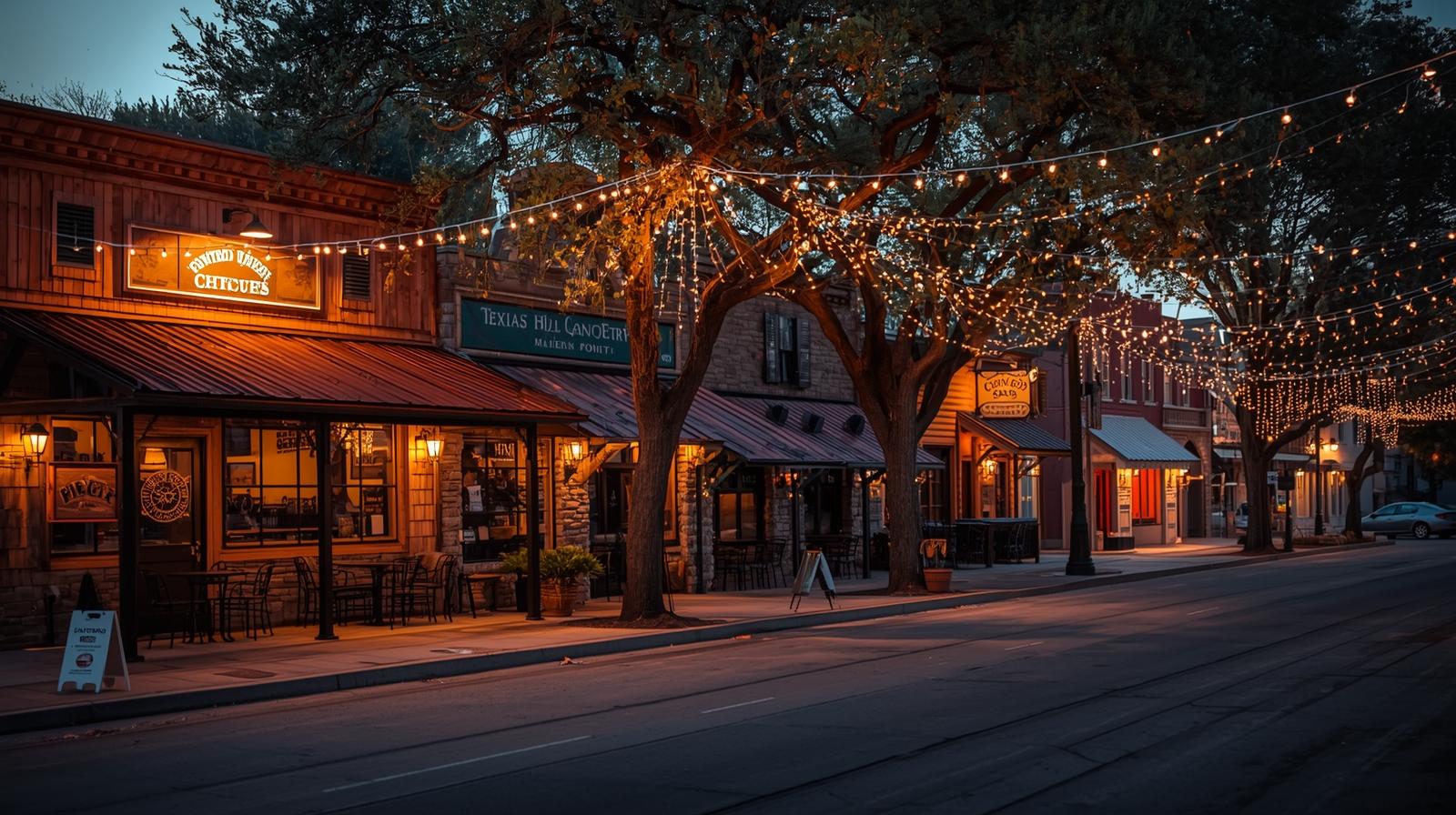 Local dining and small town atmosphere in Helotes Texas