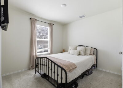 downstairs bedroom in 7342 Storms End San Antonio home for sale in Winding Brook
