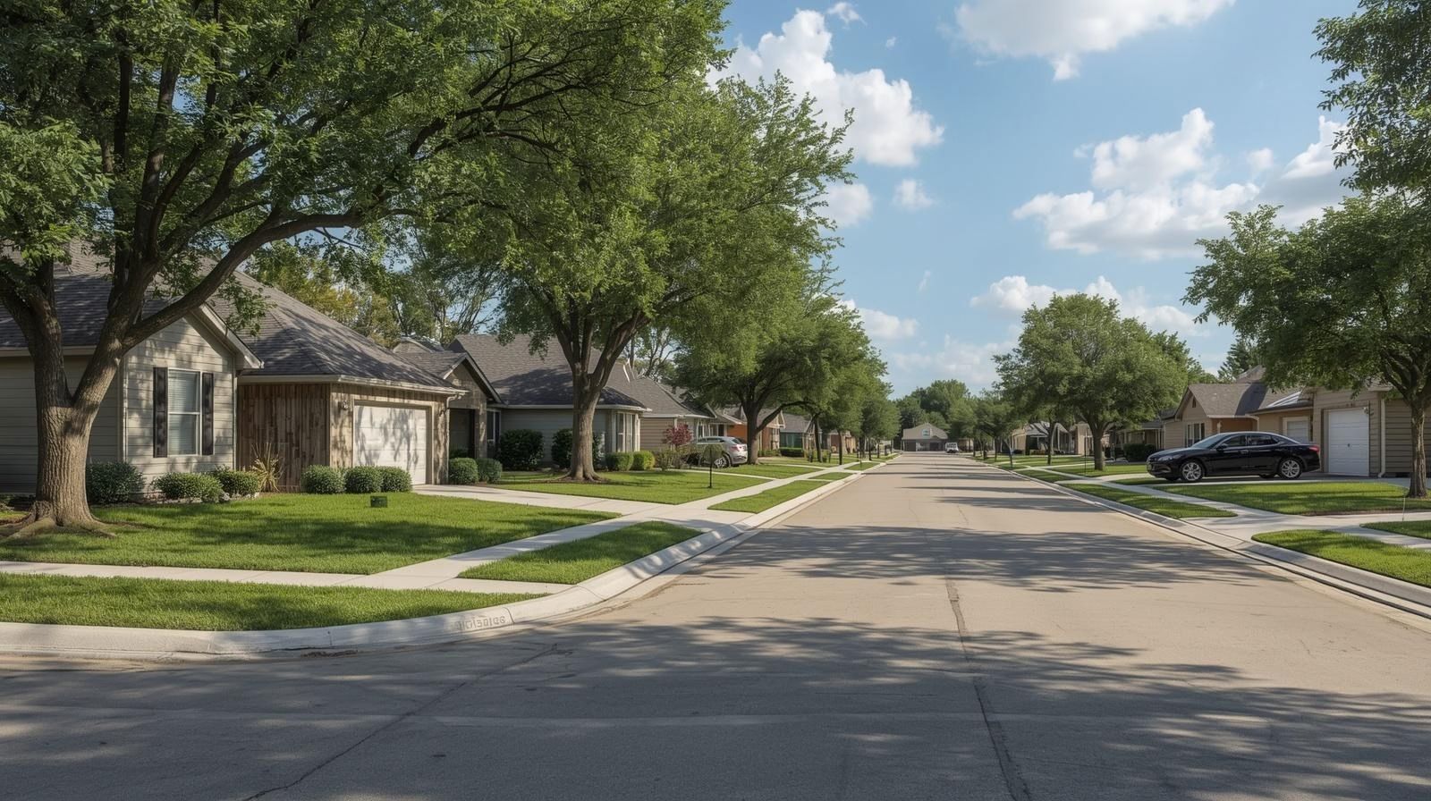 westover hills san antonio neighborhood with tree lined street and single family homes