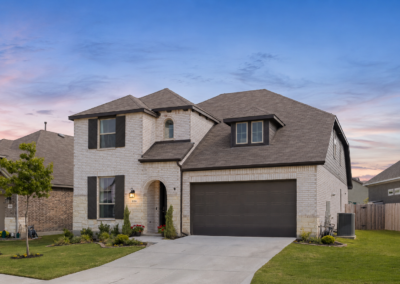 11114 Mill Park - exterior elevation at twighlight - homes for sale near helotes