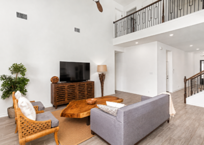 11114 Mill Park - living room area with high ceilings and natural light